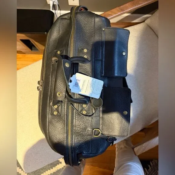 Will Leather Goods, NWT Leather Travel Duffel - Picture 4 of 8